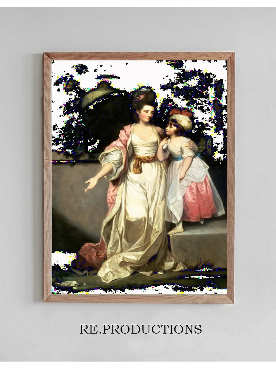 Portrait of Mrs. Jelf Powis and her Daughter