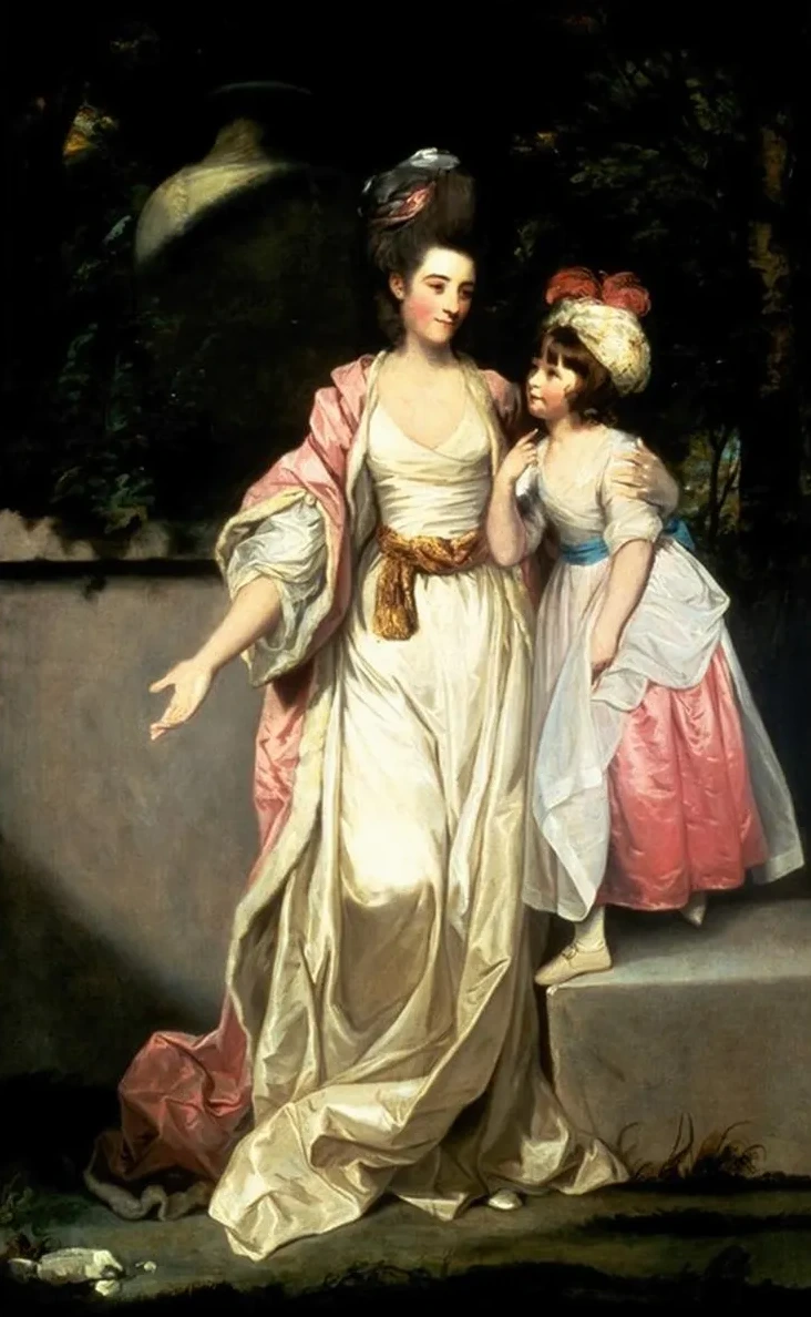 Portrait of Mrs. Jelf Powis and her Daughter