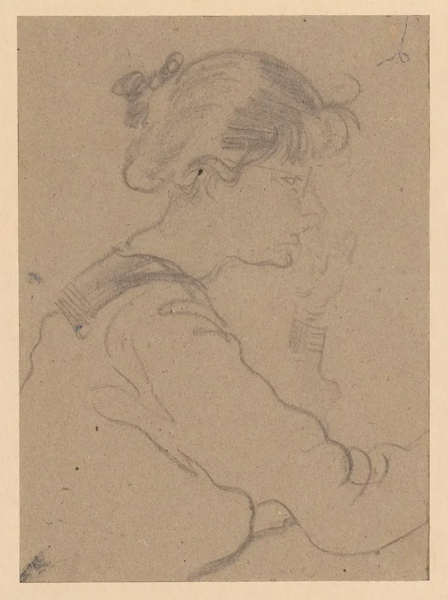 Portrait of N.v.poroshina, a Pupil of N.sklifosovsky's School