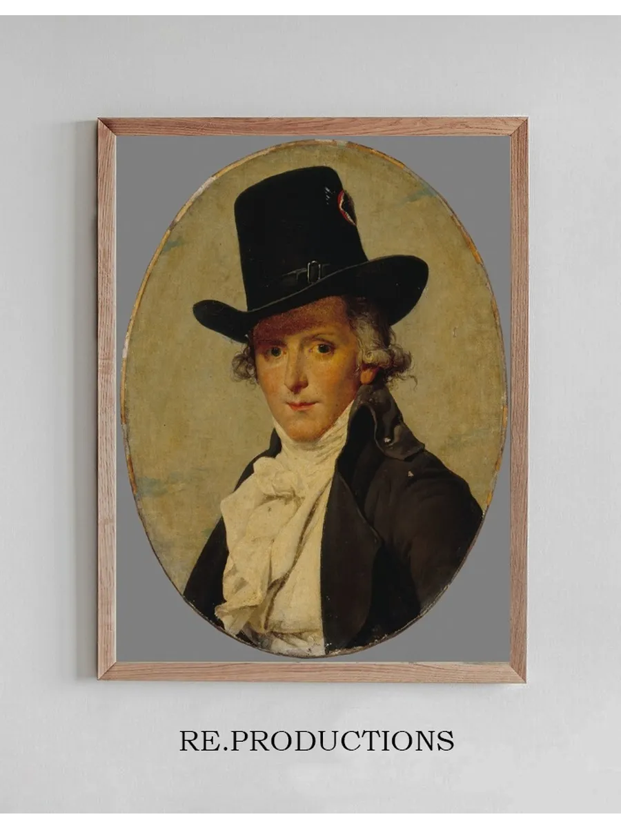 Portrait of Pierre S Riziat, David's Brother - in - Law