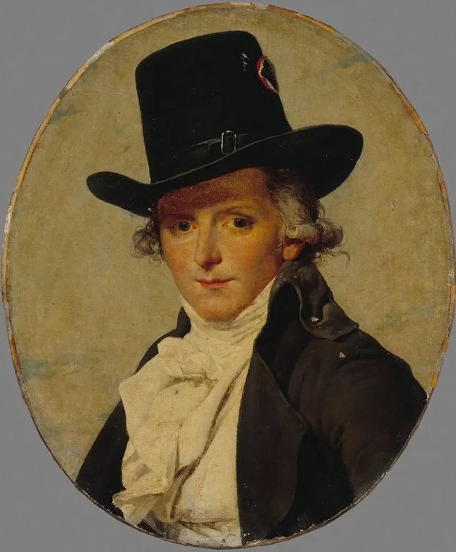 Portrait of Pierre S Riziat, David's Brother - in - Law