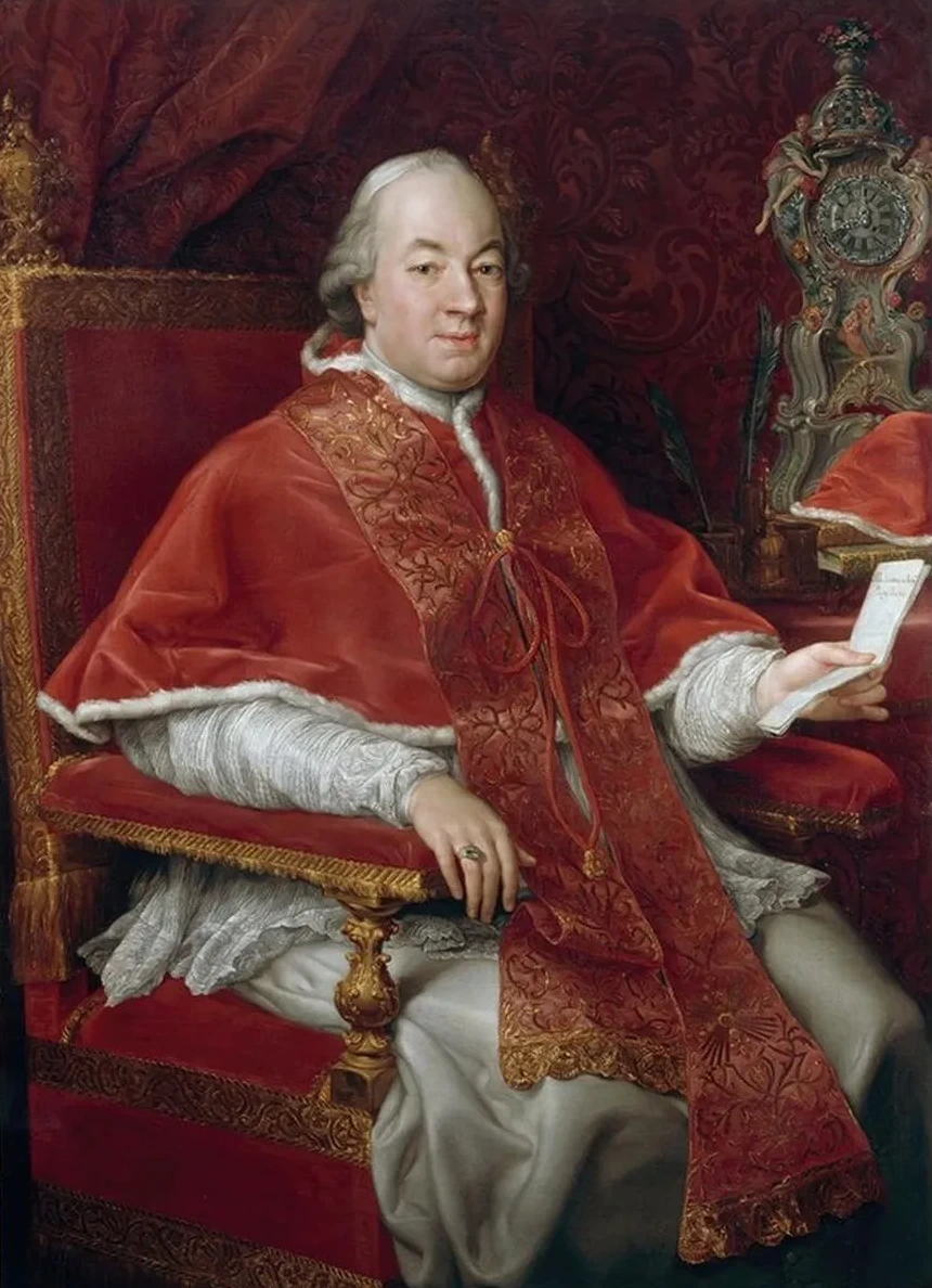 Portrait of Pope Pius VI, Giovanni Angelo Braschi (1717 - 1799)