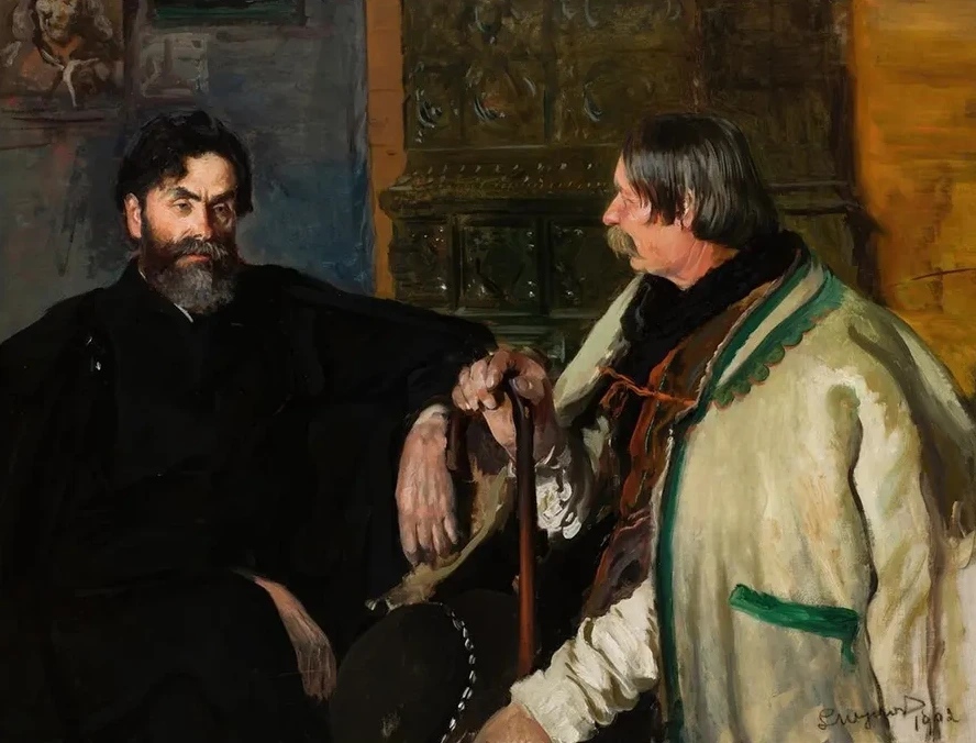 Portrait of Stanis Aw Witkiewicz with Wojciech Roj