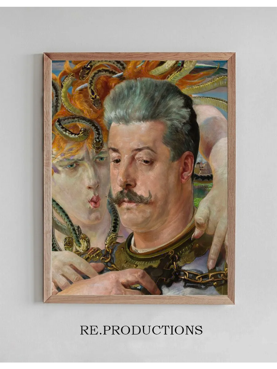 Portrait of Tadeusz B Otnicki with Medusa