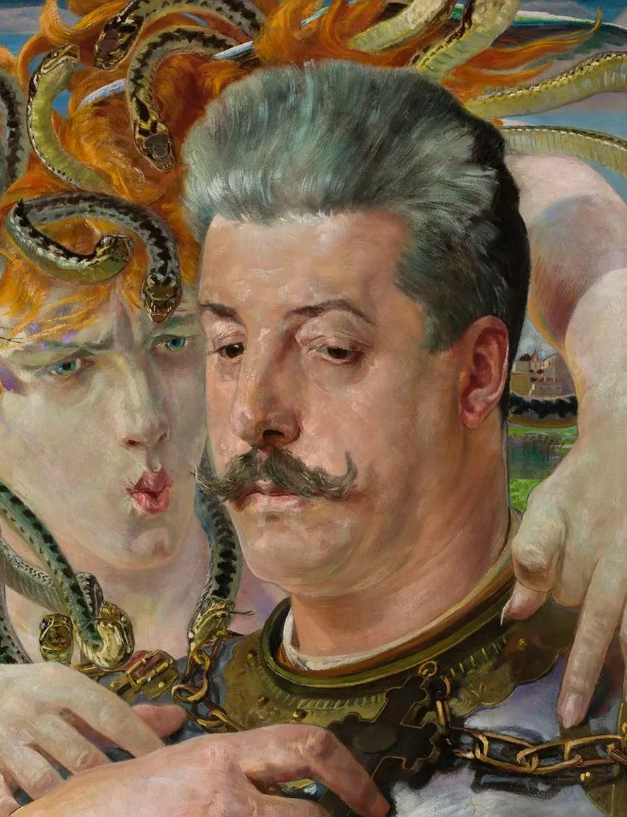 Portrait of Tadeusz B Otnicki with Medusa