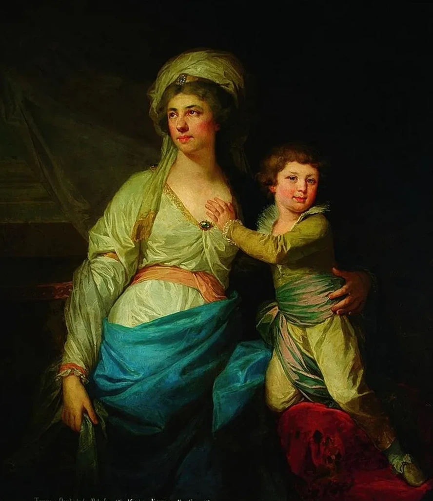 Portrait of Teresa Potocka N E Ossoli Ska with Uncle Alfred