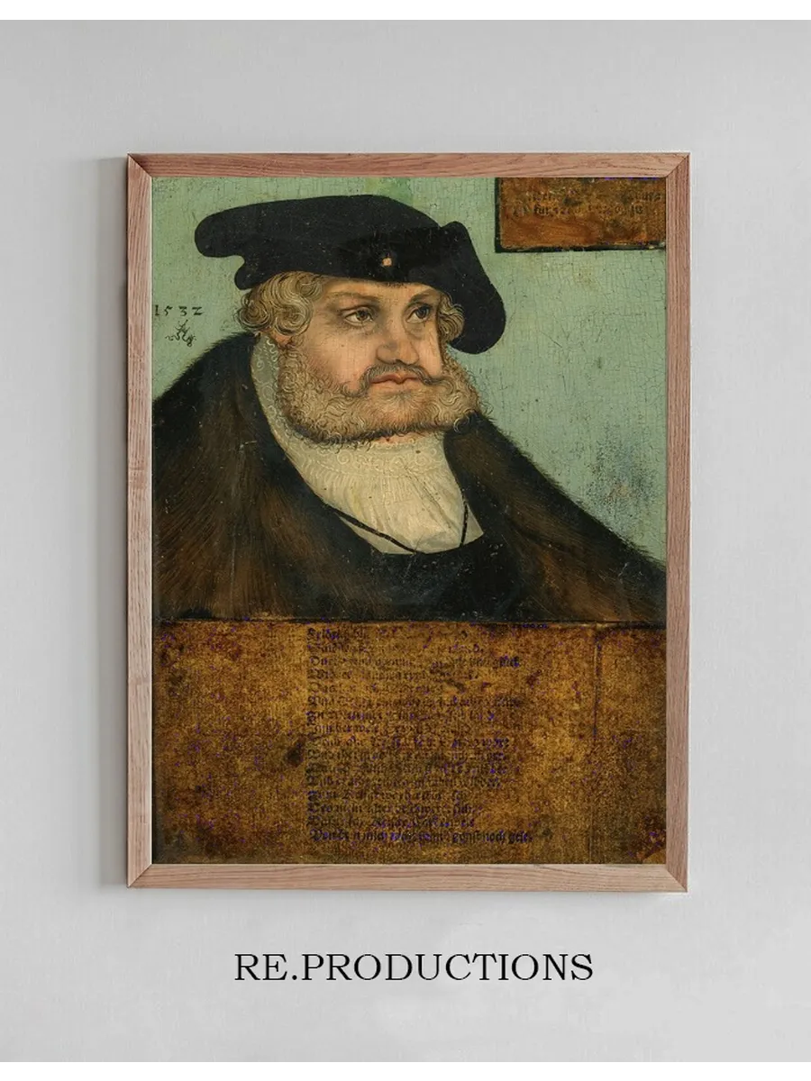 Portrait of The Elector Frederick III The Wise of Saxony (1463 - 1525)