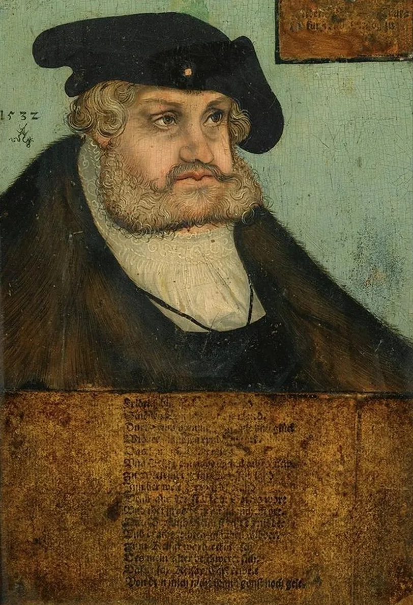 Portrait of The Elector Frederick III The Wise of Saxony (1463 - 1525)