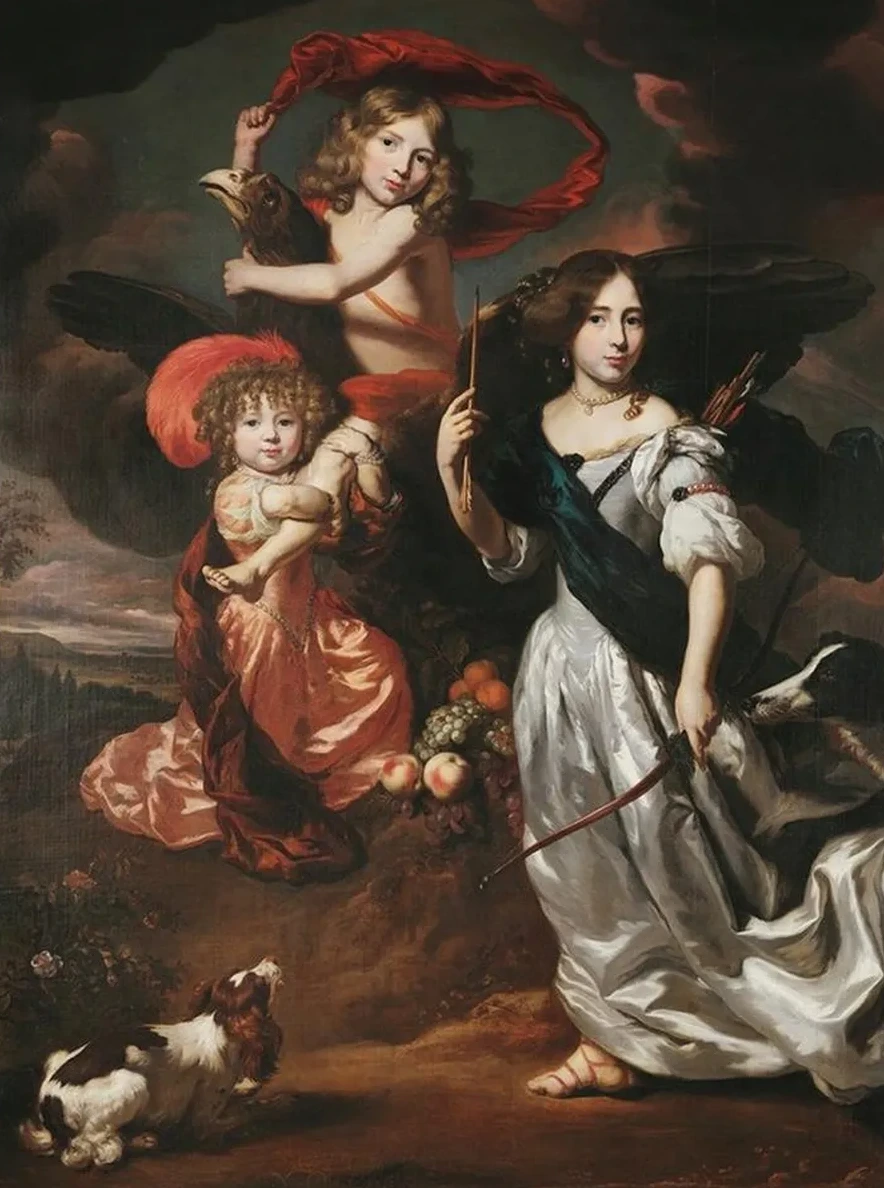 Portrait of Three Children as Ceres, Ganymede, and Diana