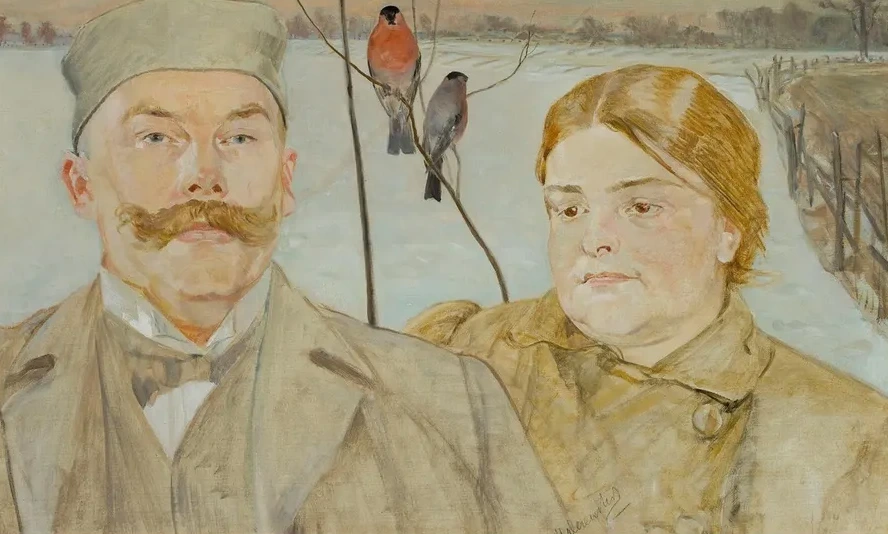 Portrait of Wac Aw Karczewski and Helena Karczewska