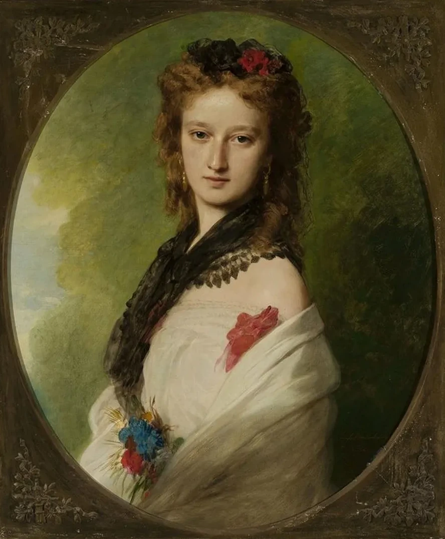 Portrait of Zofia Zamoyska N E Potocka