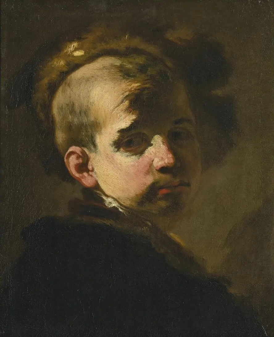 Portrait of a Boy in a Fur Hat