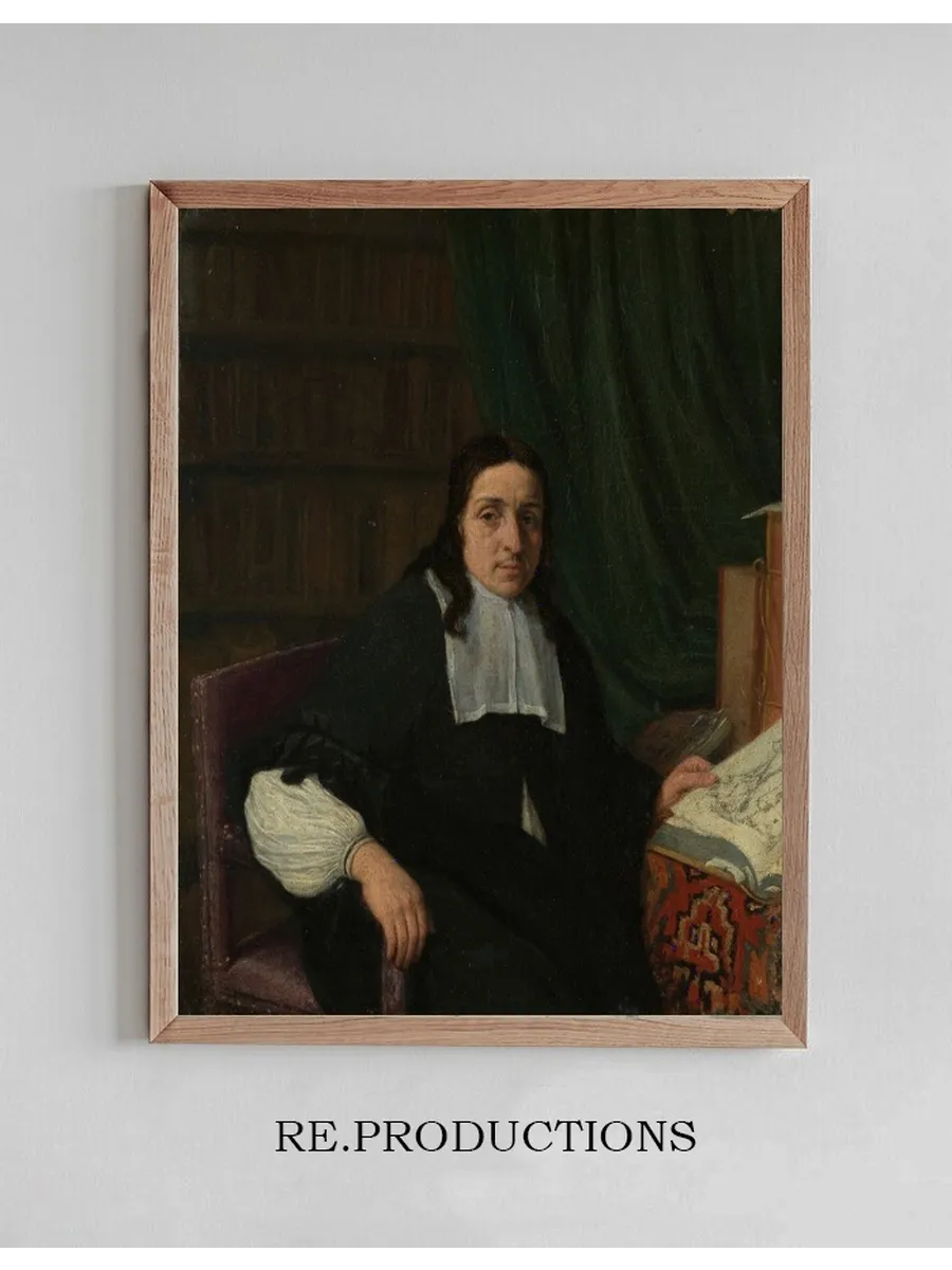 Portrait of a Collector, Possibly Constantijn Sennepart (1625 - 1703)