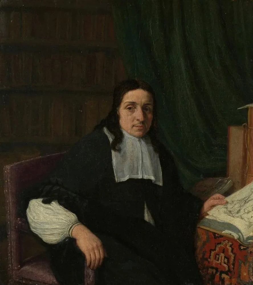 Portrait of a Collector, Possibly Constantijn Sennepart (1625 - 1703)