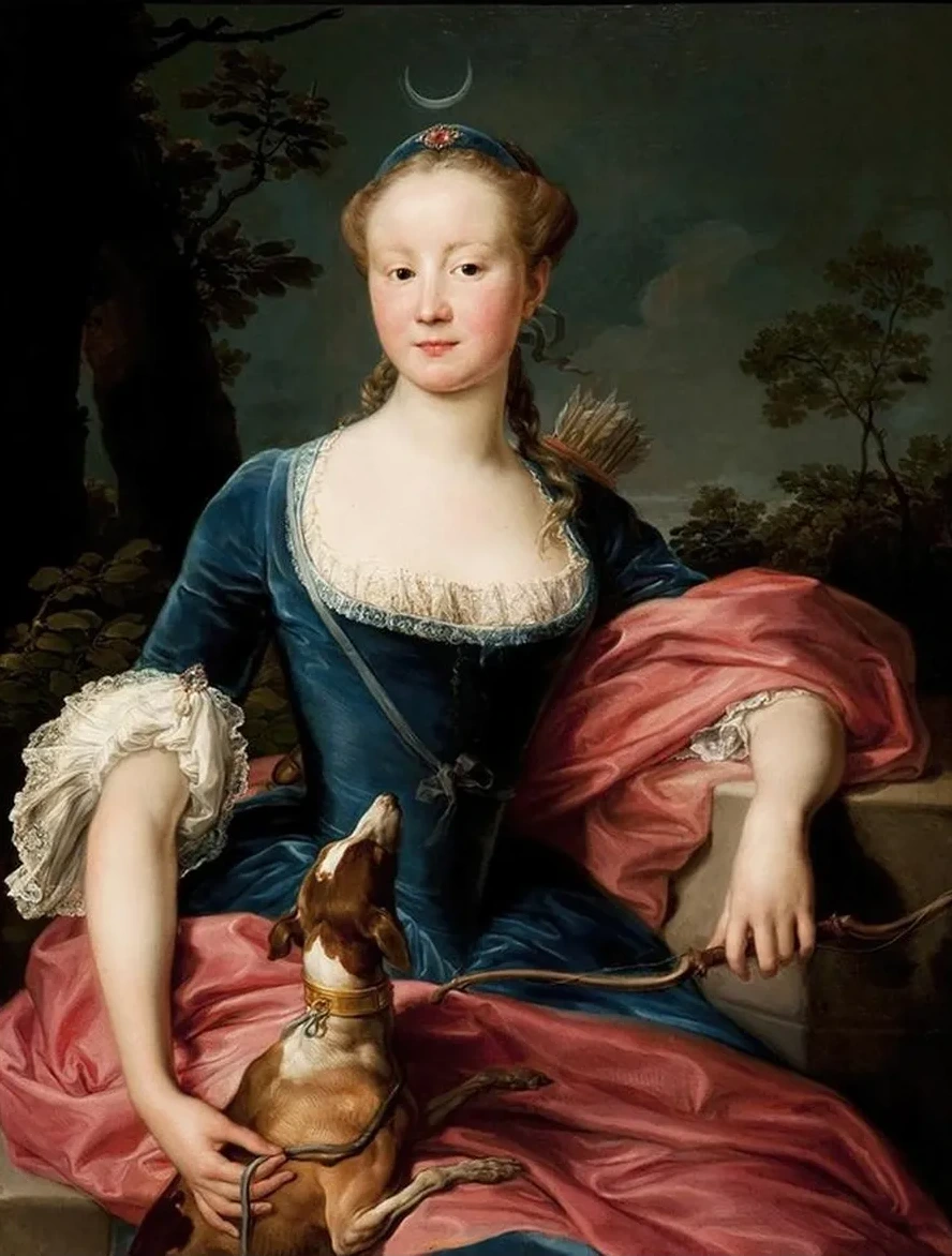 Portrait of a Lady as Diana the Huntress