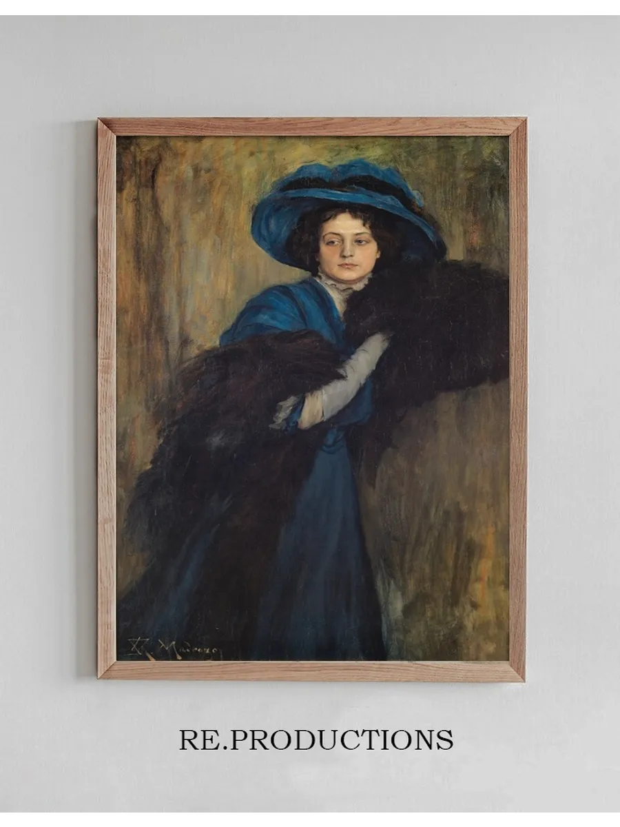 Portrait of a Lady in Blue