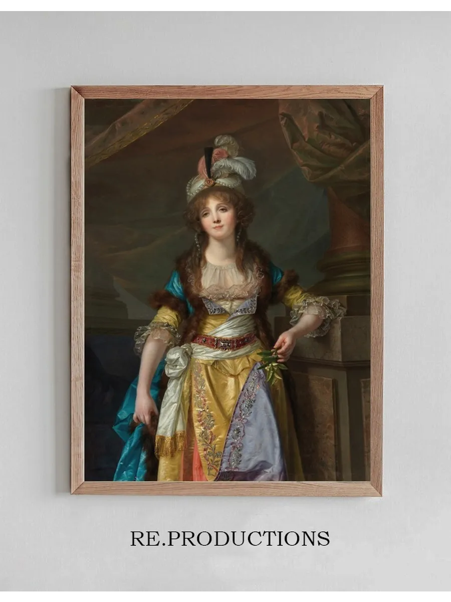 Portrait of a Lady in Turkish Fancy Dress