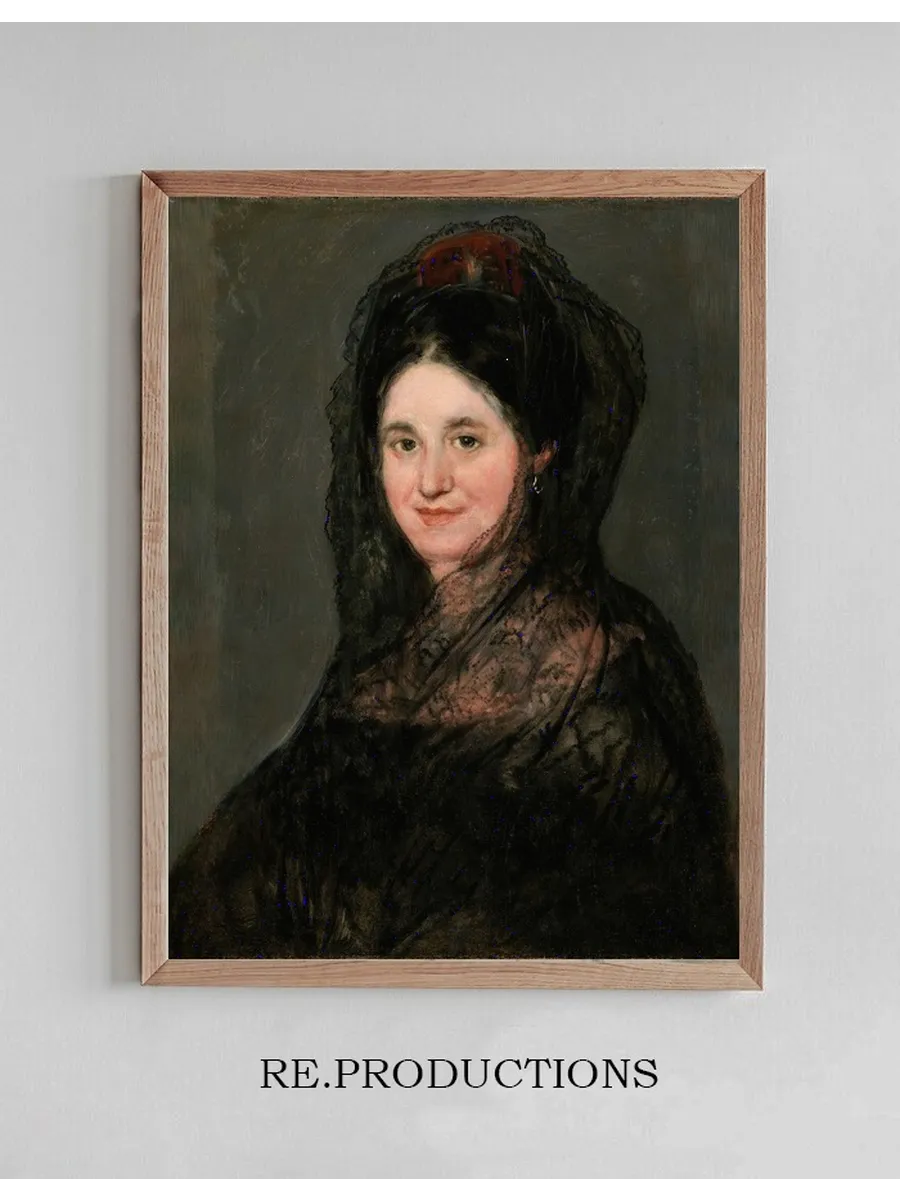 Portrait of a Lady in a Black Mantilla