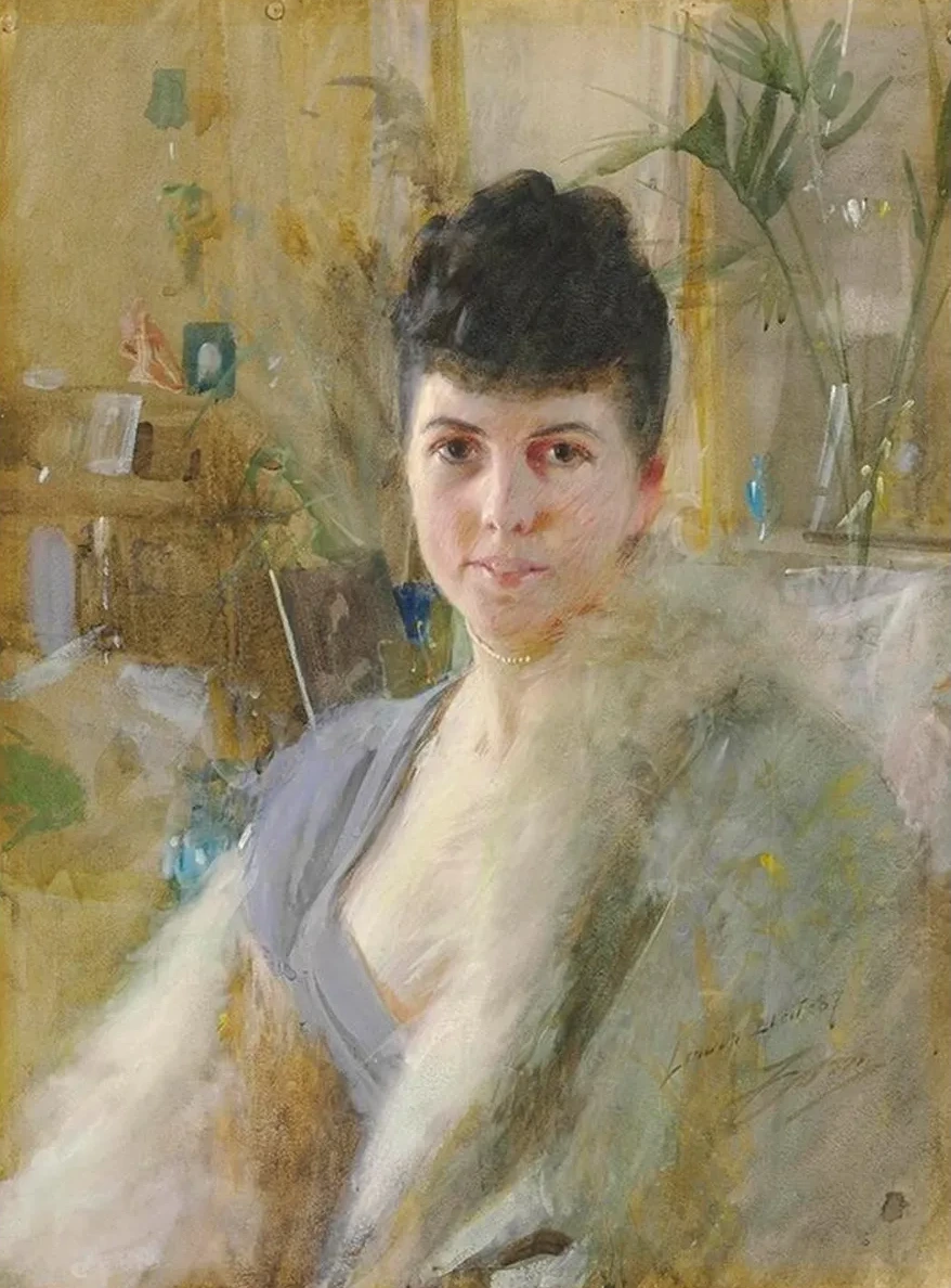 Portrait of a Lady in a Drawing Room
