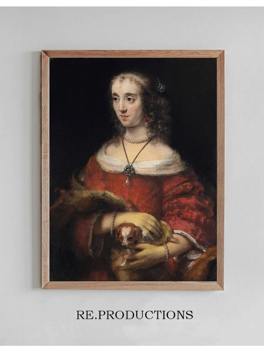 Portrait of a Lady with a Lap Dog