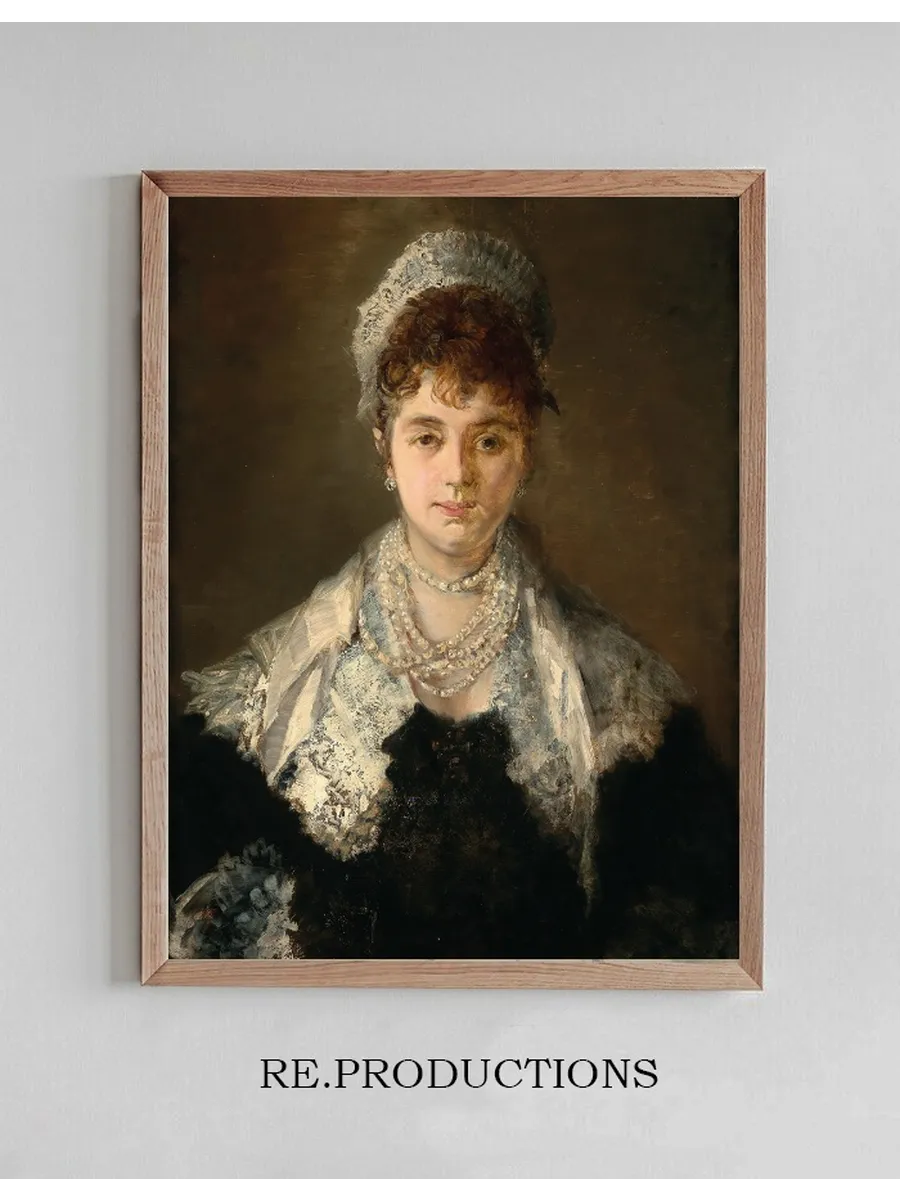 Portrait of a Lady with a Pearl Necklace