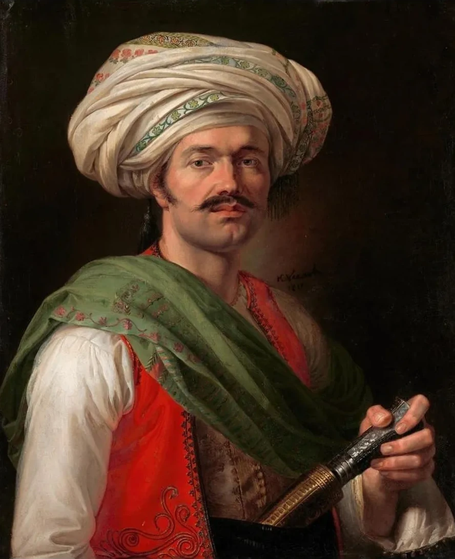 Portrait of a Mameluke. Said to Be Roustam Raza