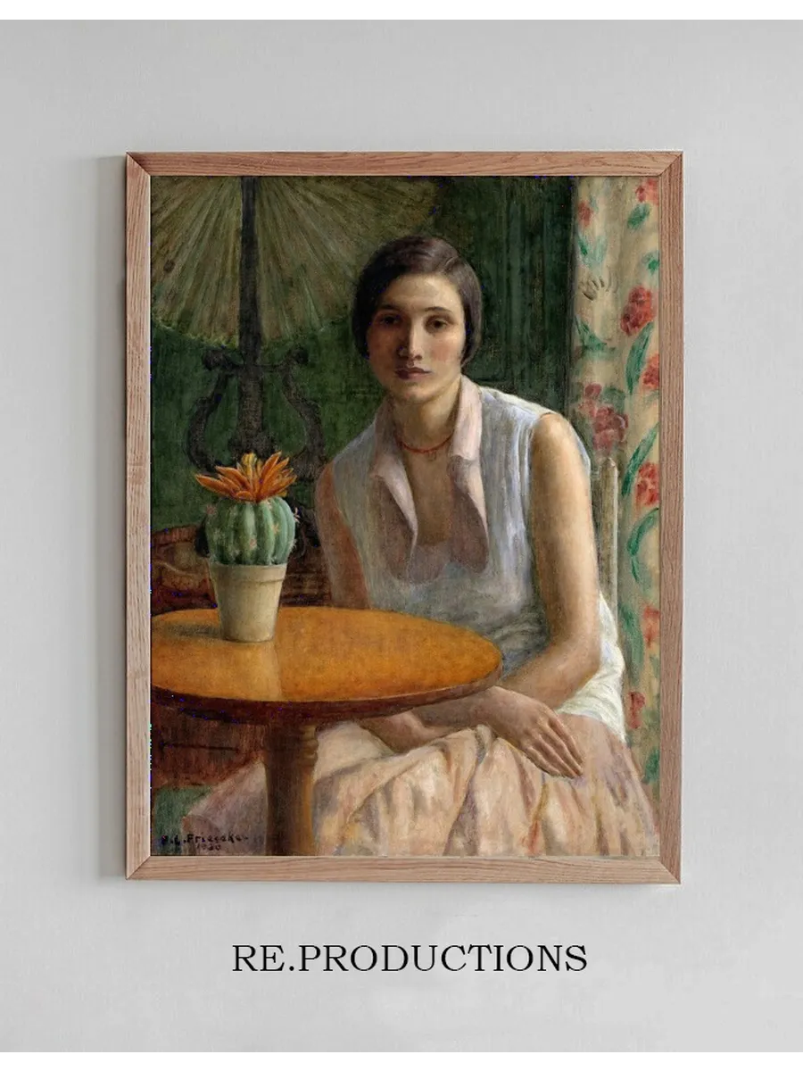 Portrait of a Woman (with Cactus)