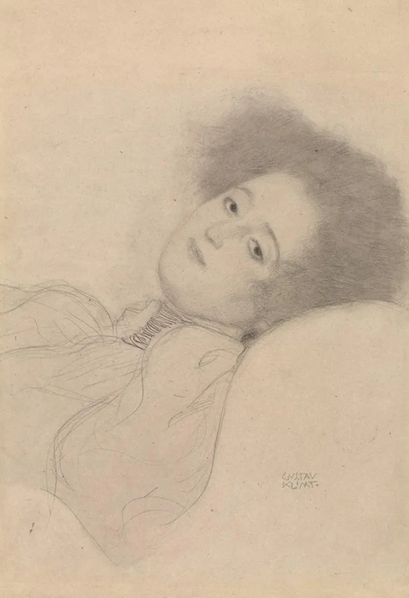 Portrait of a Young Woman Reclining