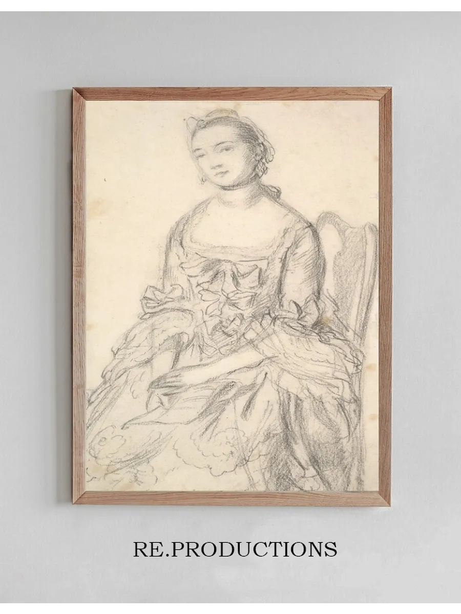 Portrait of a Young Woman Seated