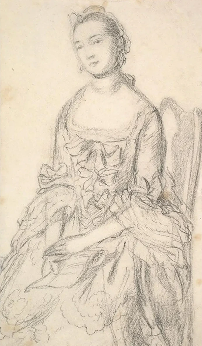 Portrait of a Young Woman Seated