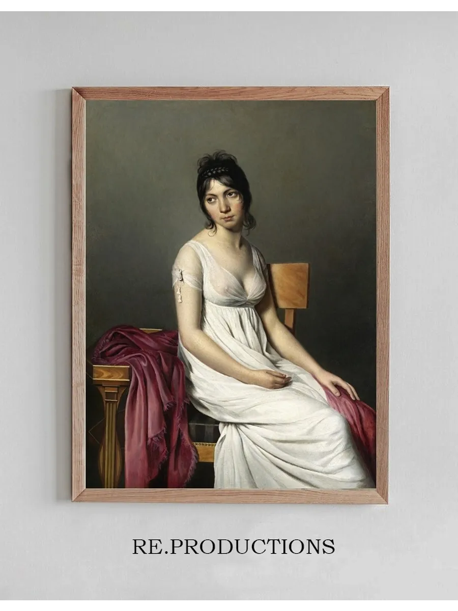 Portrait of a Young Woman in White
