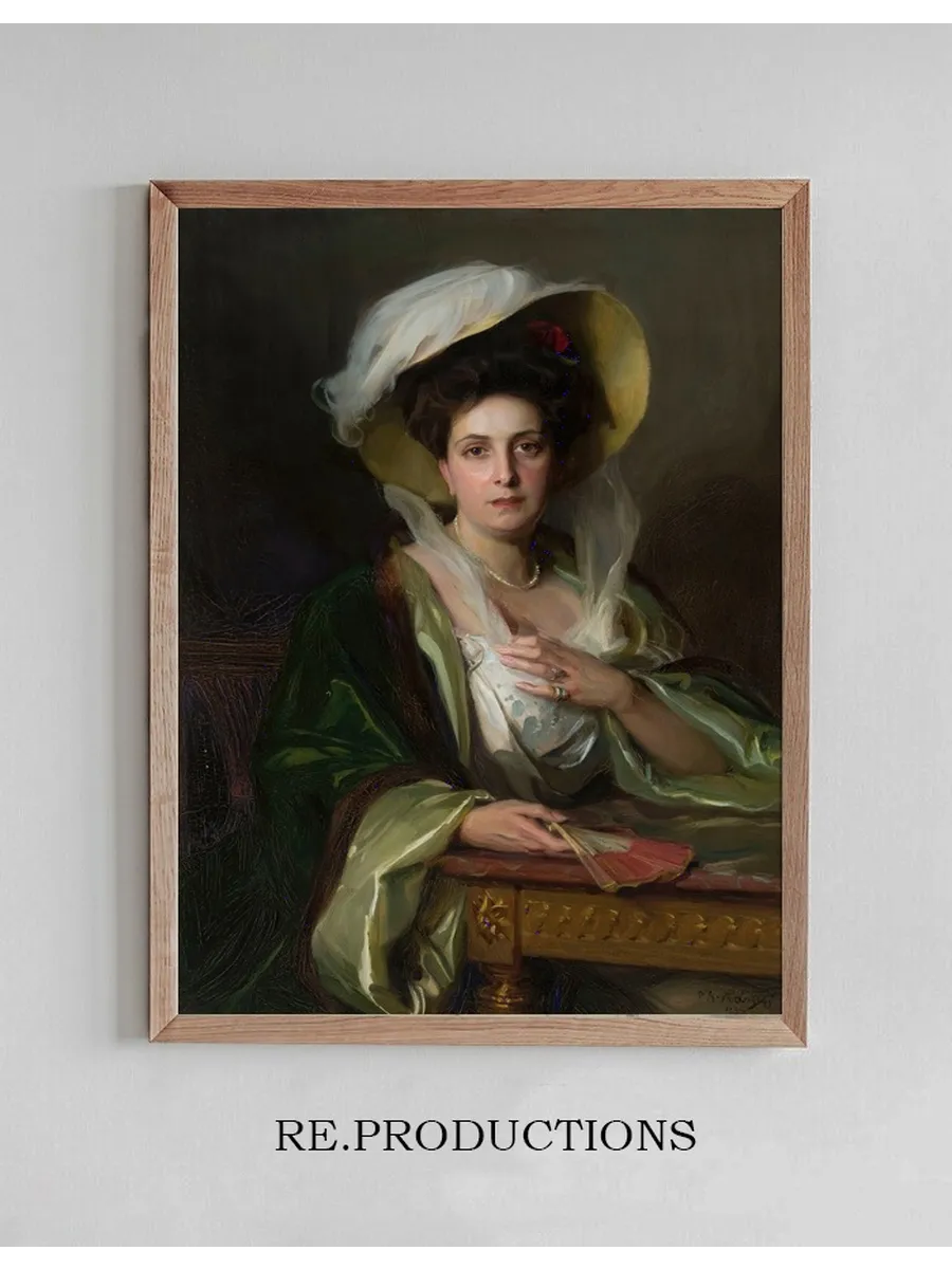 Portrait of a Lady in a Large Hat
