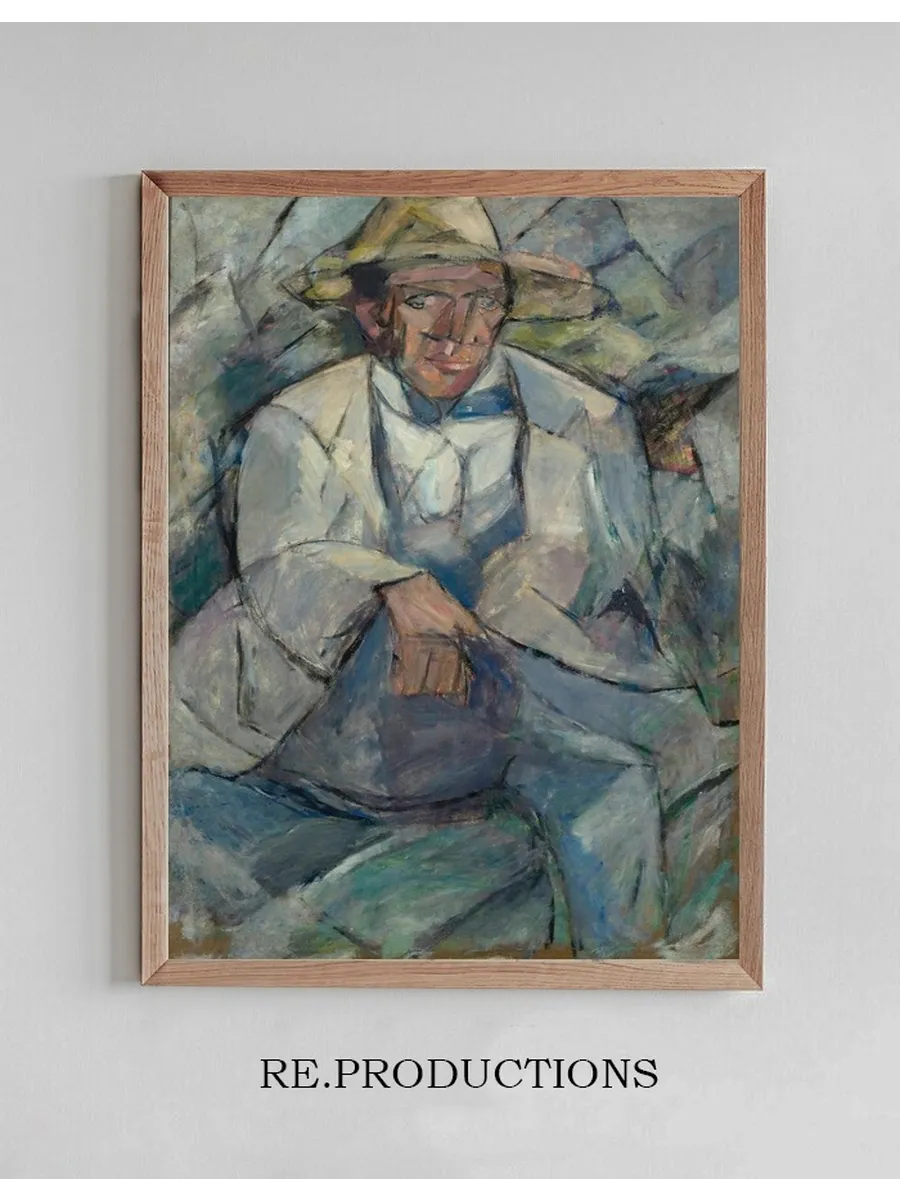 Portrait of a Man in a White Hat