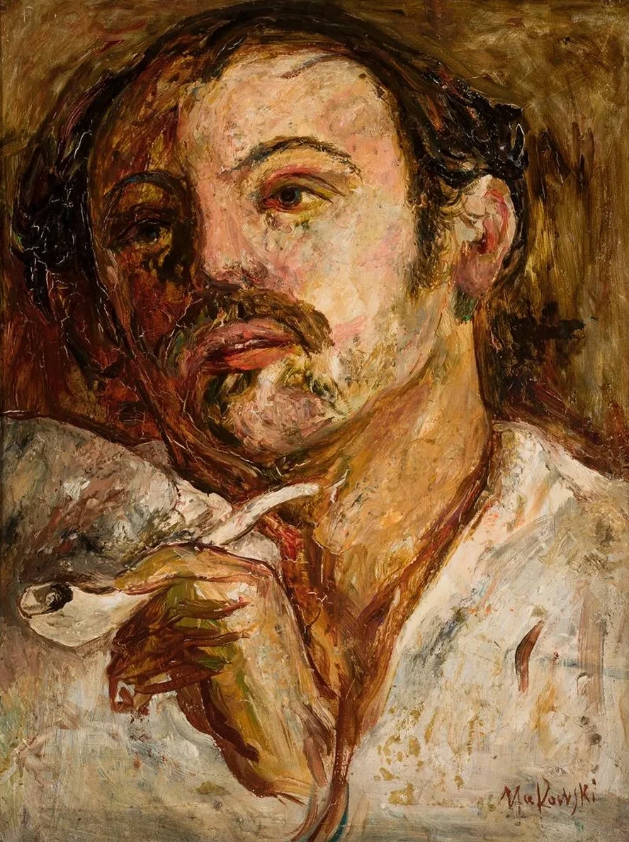 Portrait of a Man with a Smoking Pipe