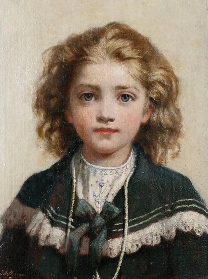 Portrait of a Young Boy in a Sailor Suit
