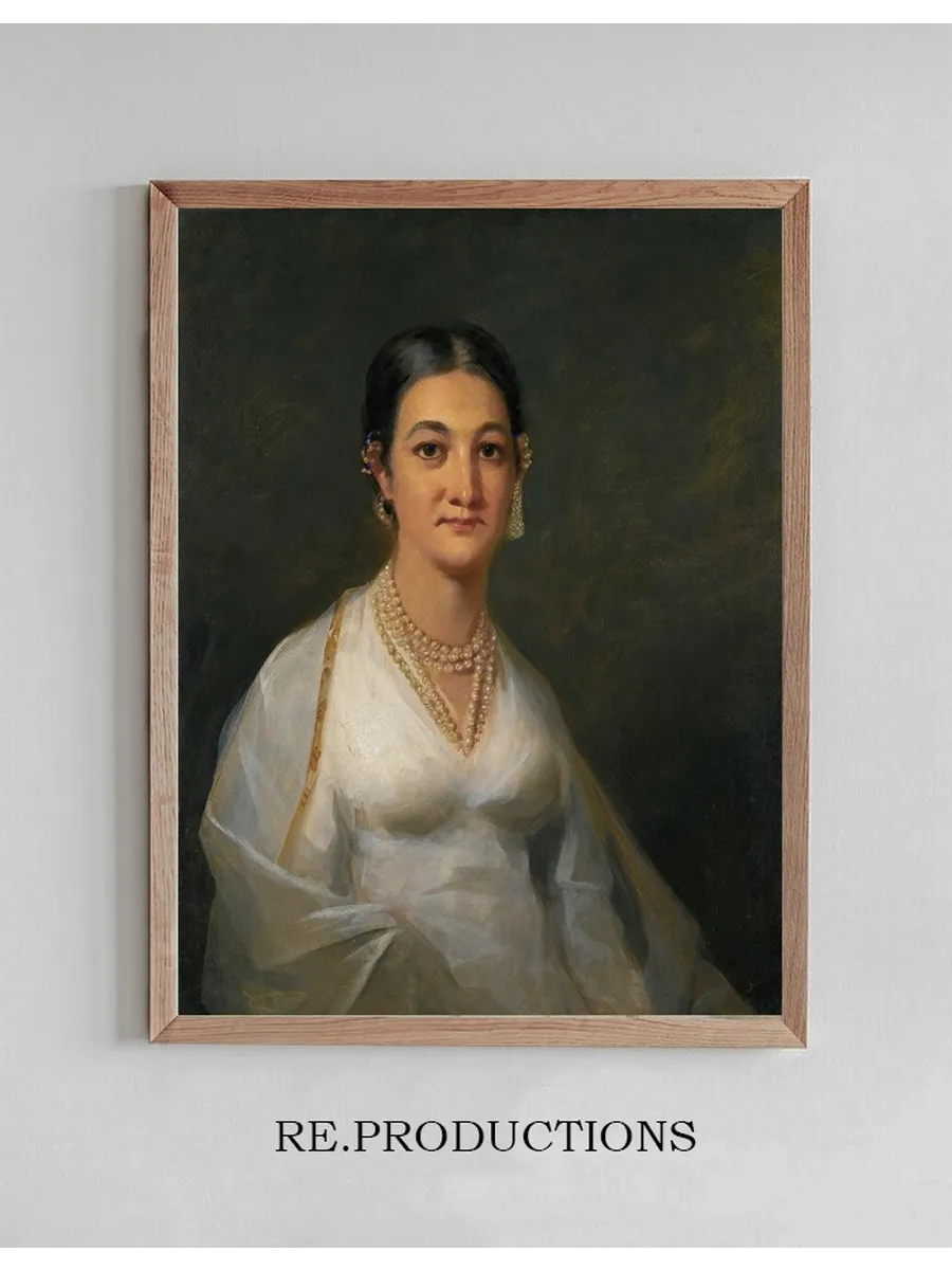 Portrait of a Young Indian Woman