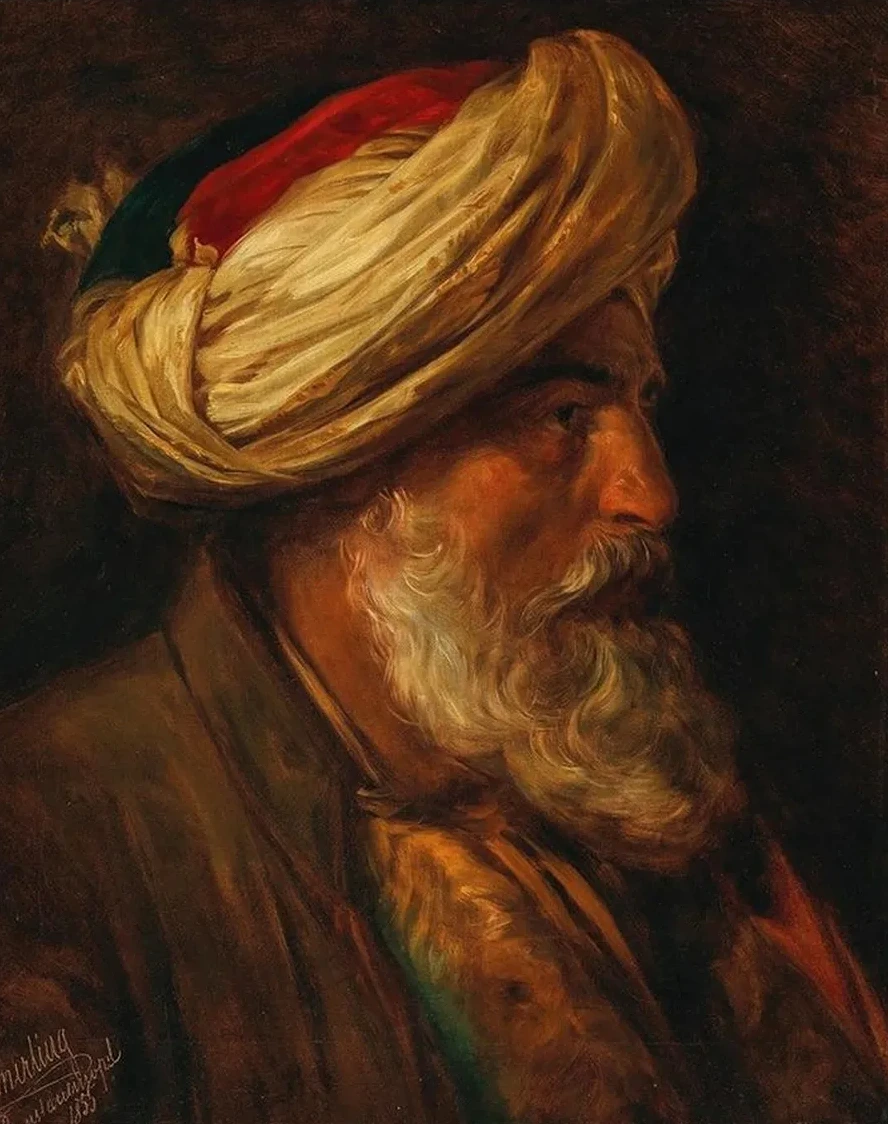 Portrait of an Oriental Man in Profile (a Turk)