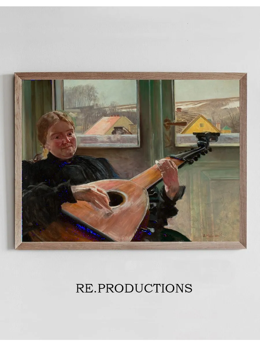 Portrait of Artist's Sister Helena with a Lute