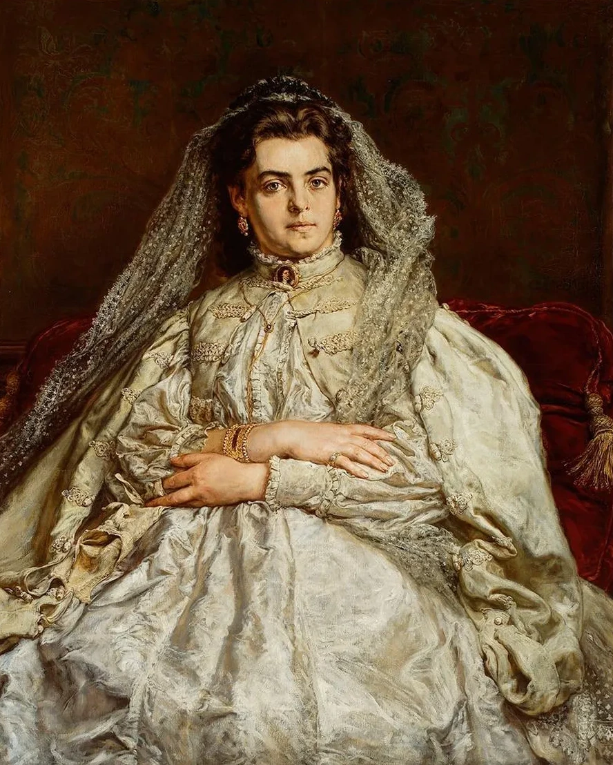 Portrait of Artist's Wife, Teodora N E Giebu Towska