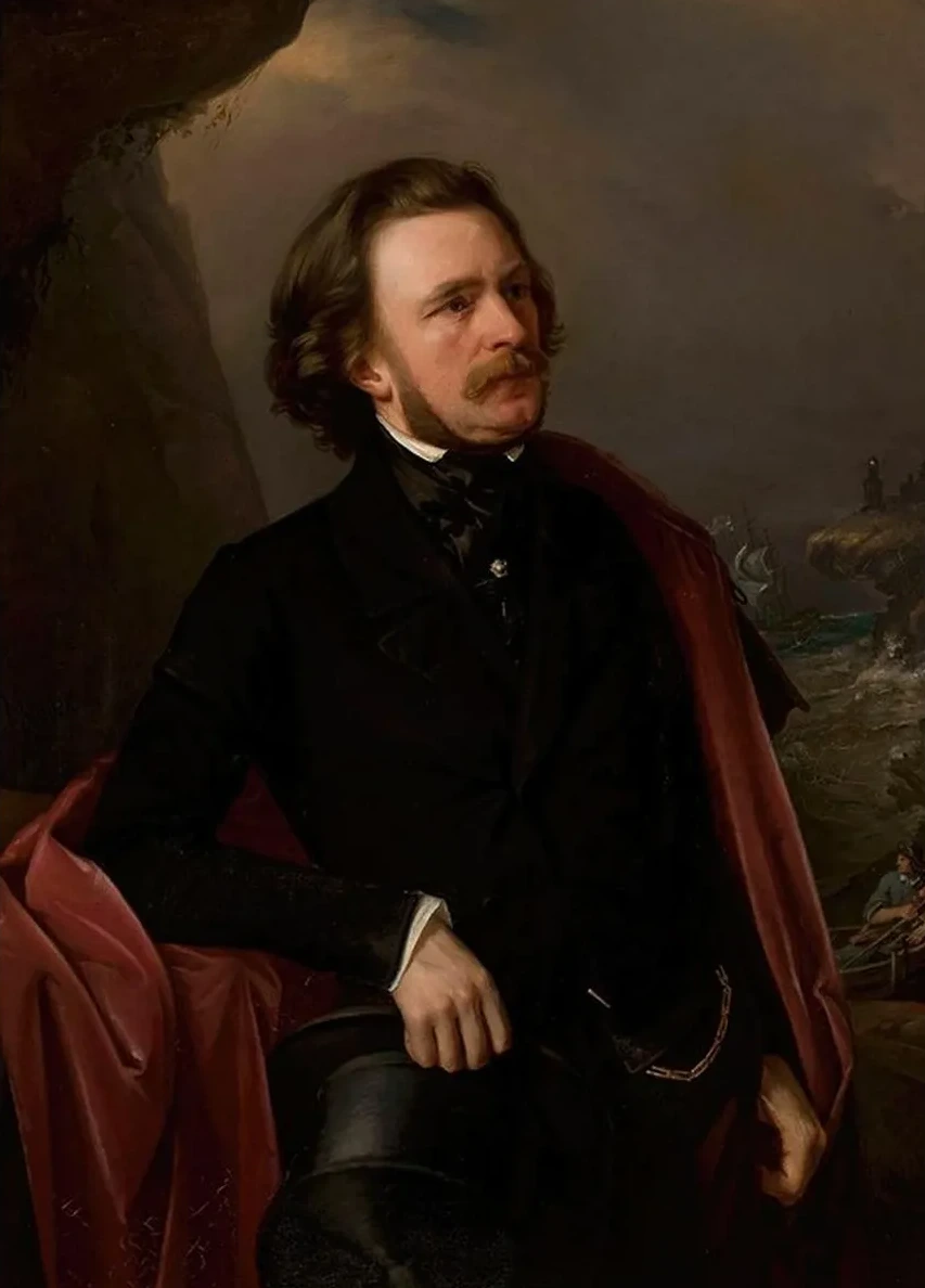 Portrait of Doctor Teodor Teutold - Tripplin, Traveller