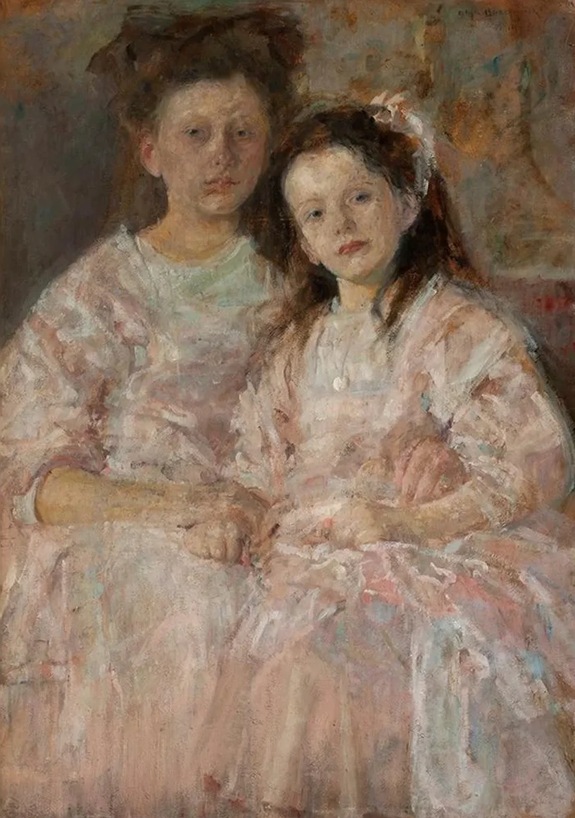 Portrait of Girls, Helena Chmielarczyk and W Adys Awa Chmielarczyk