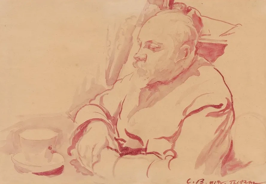 Portrait of Painter Nikolay V. Sklifosovsky