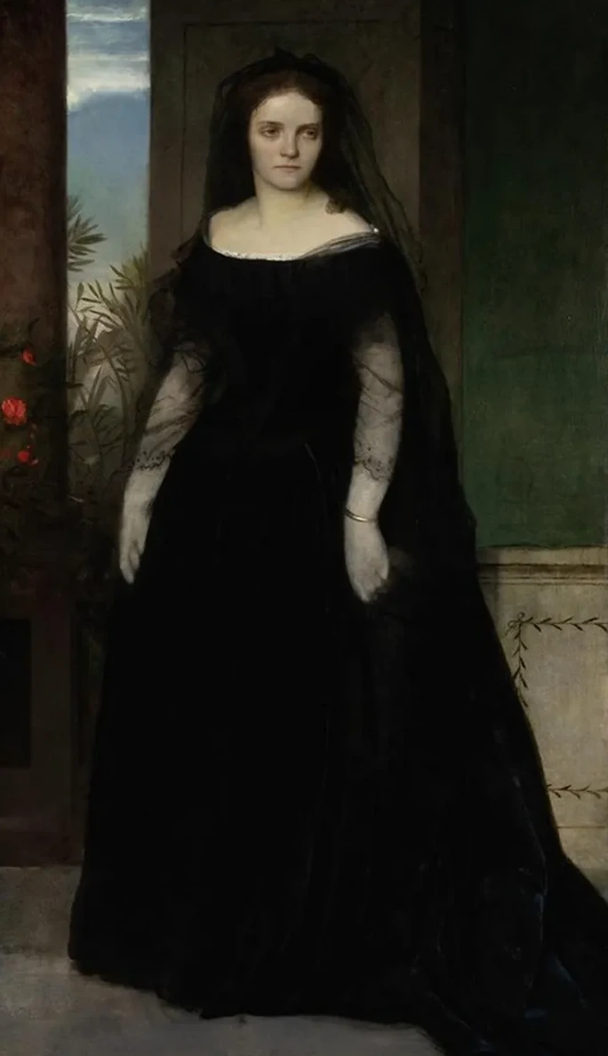 Portrait of the Actress Fanny Janauschek
