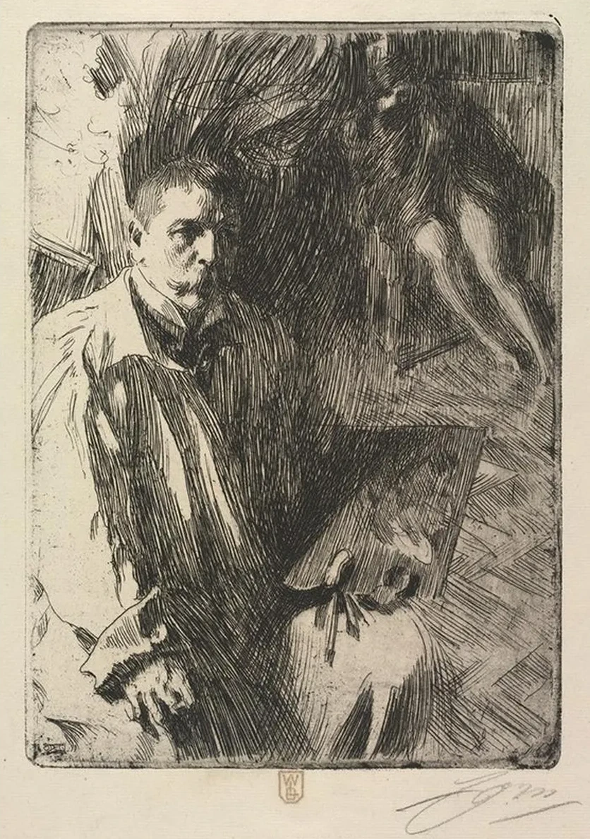 Portrait of the Artist and His Model