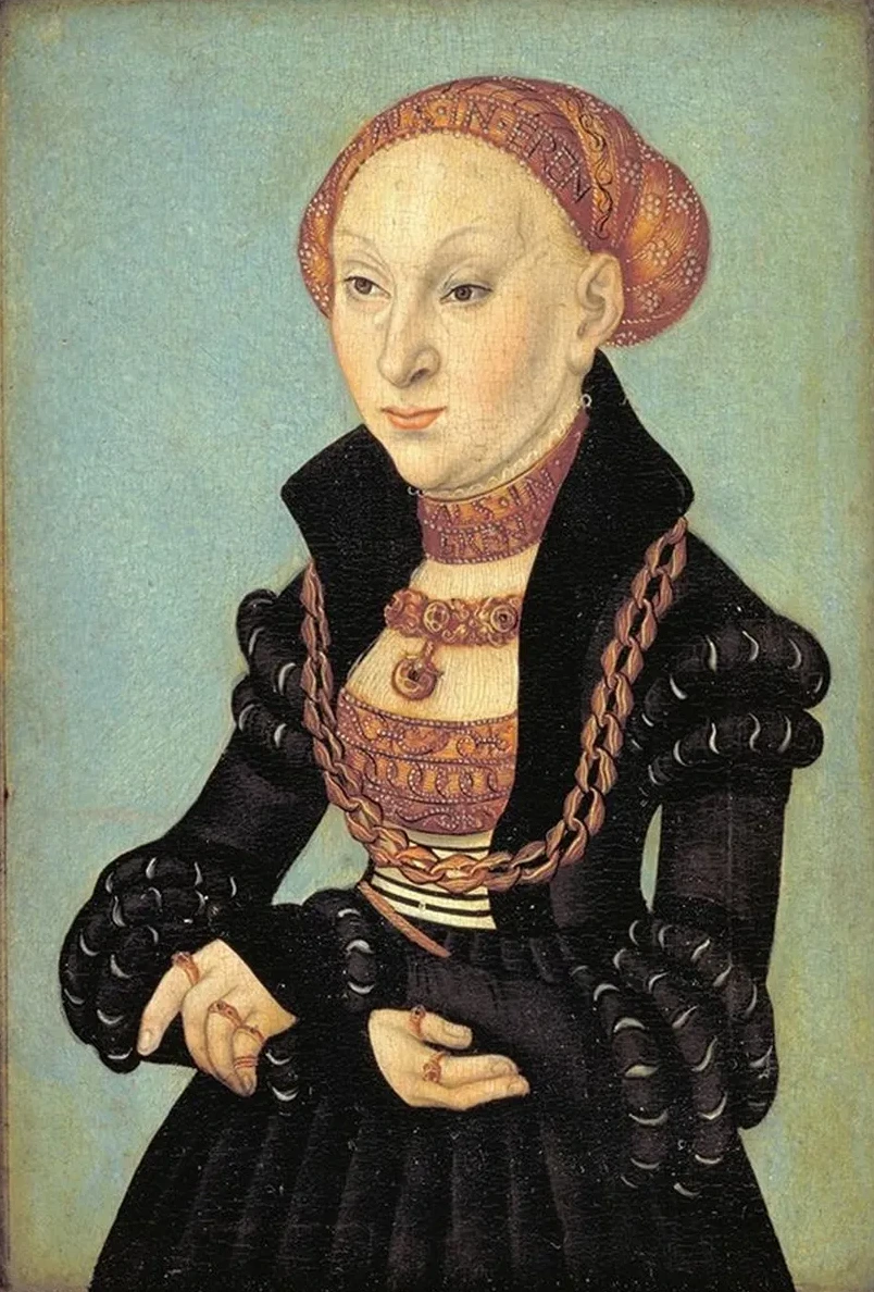 Portrait of the Electress Sibyl of Saxony (1510 - 1569)