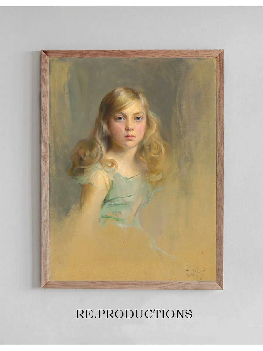 Portrait of the Hon. Esm E Mary Gabrielle Harmsworth, Later Countess Cromer, Aged Nine