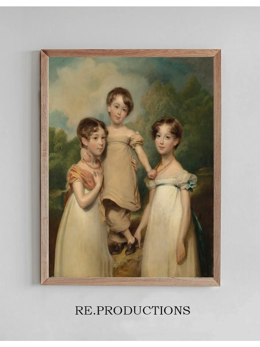 Portrait of the Hughes - Hallett Children