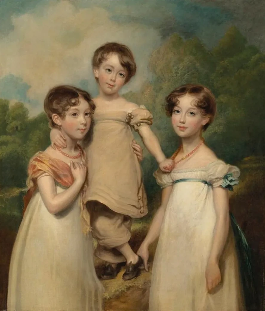 Portrait of the Hughes - Hallett Children