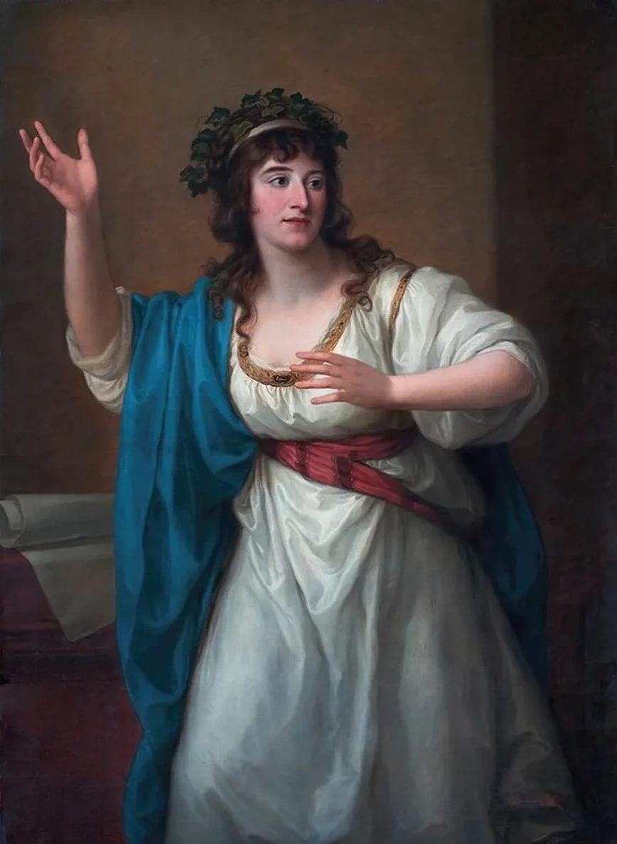 Portrait of the Impromptu Virtuoso Teresa Bandettini - Landucci of Lucca