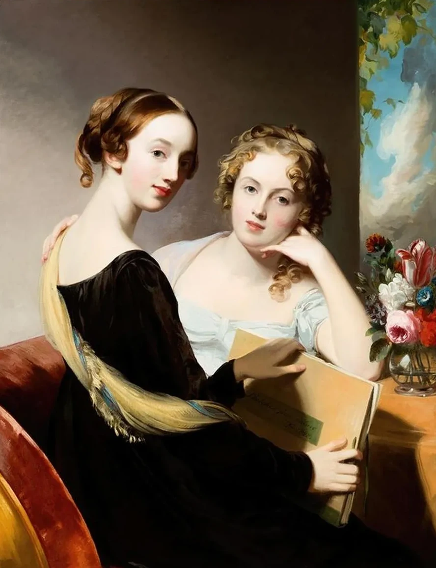 Portrait of the Misses Mary and Emily McEuen